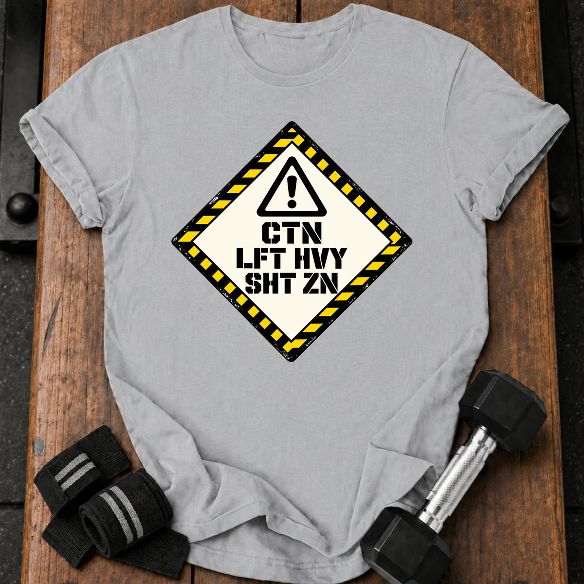 Lift Heavy Warning T-shirt