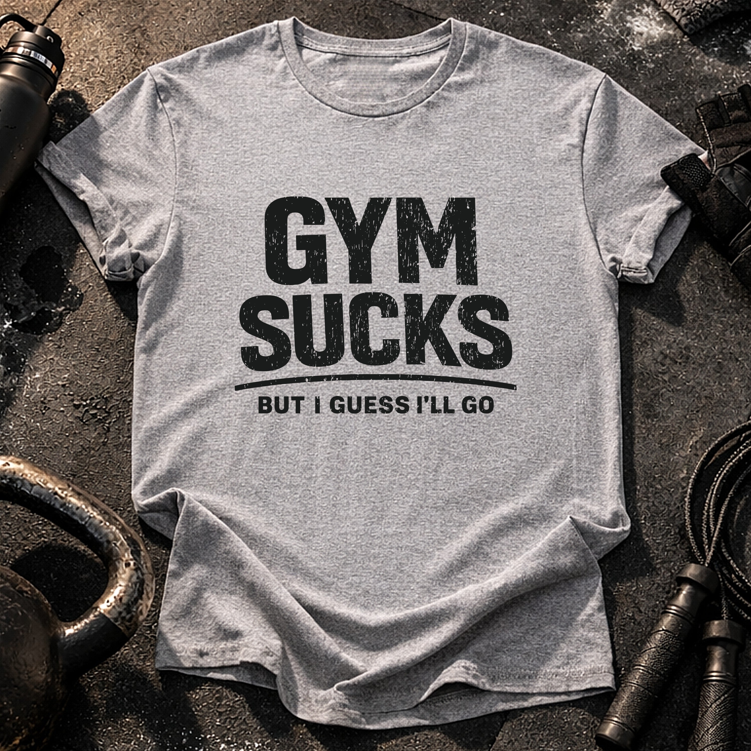 Gym Sucks But I Go T-Shirt