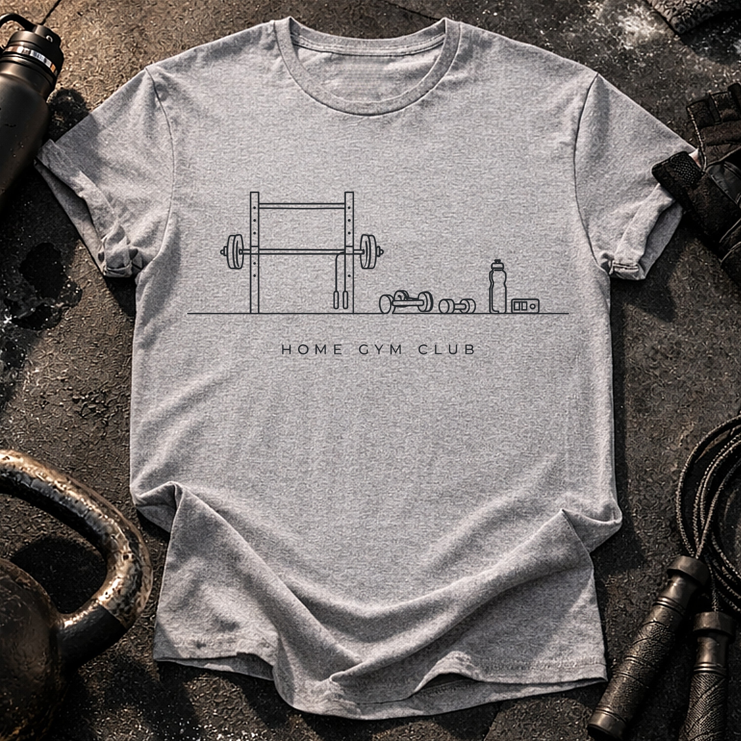 Home Gym Club T-Shirt