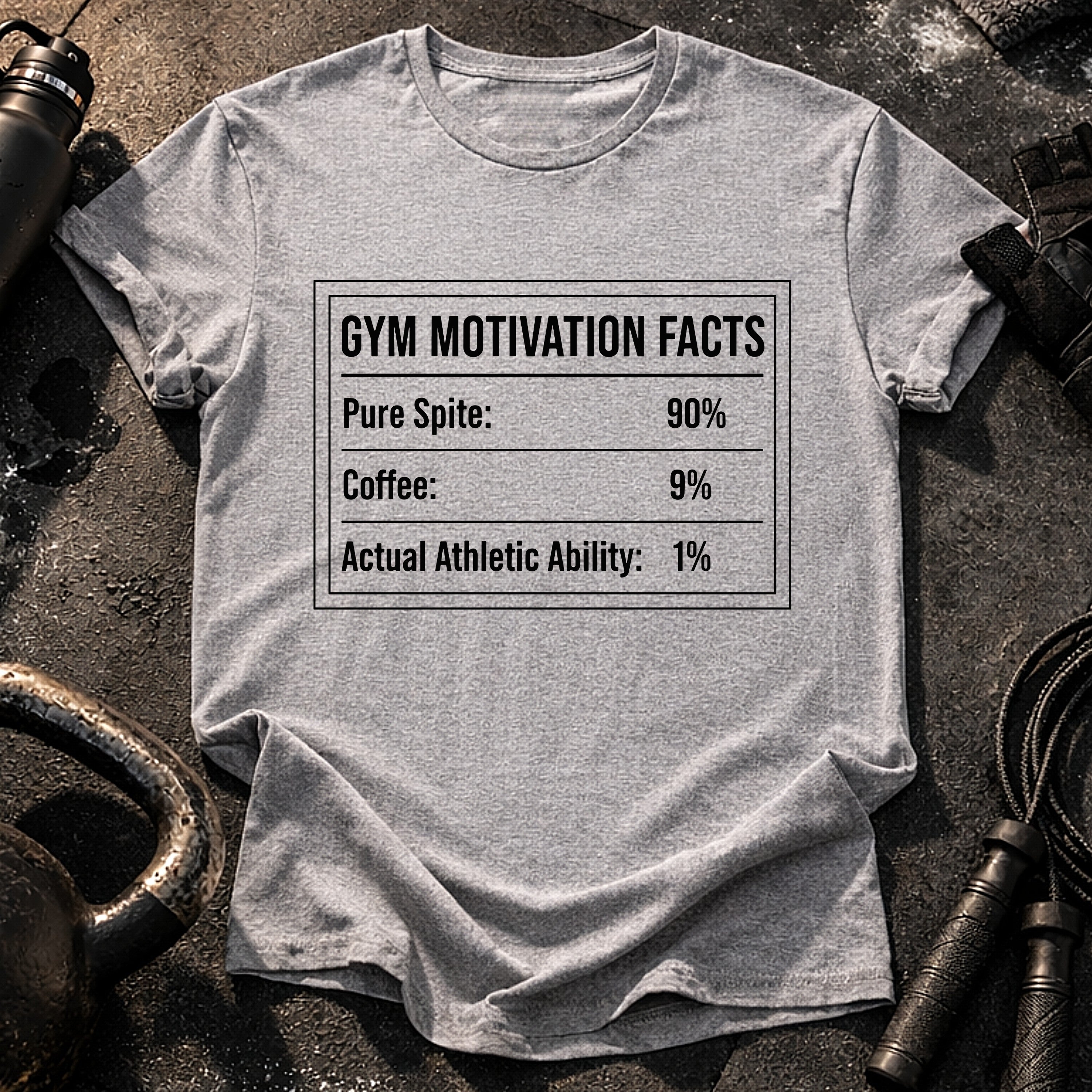 Motivation Facts Gym T-Shirt