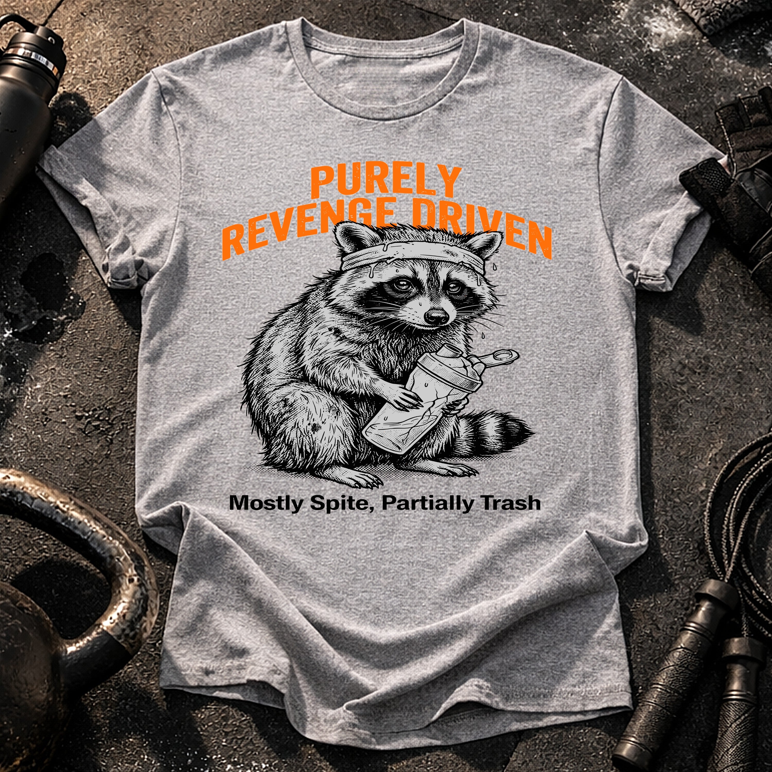 Revenge Driven Raccoon T-Shirt