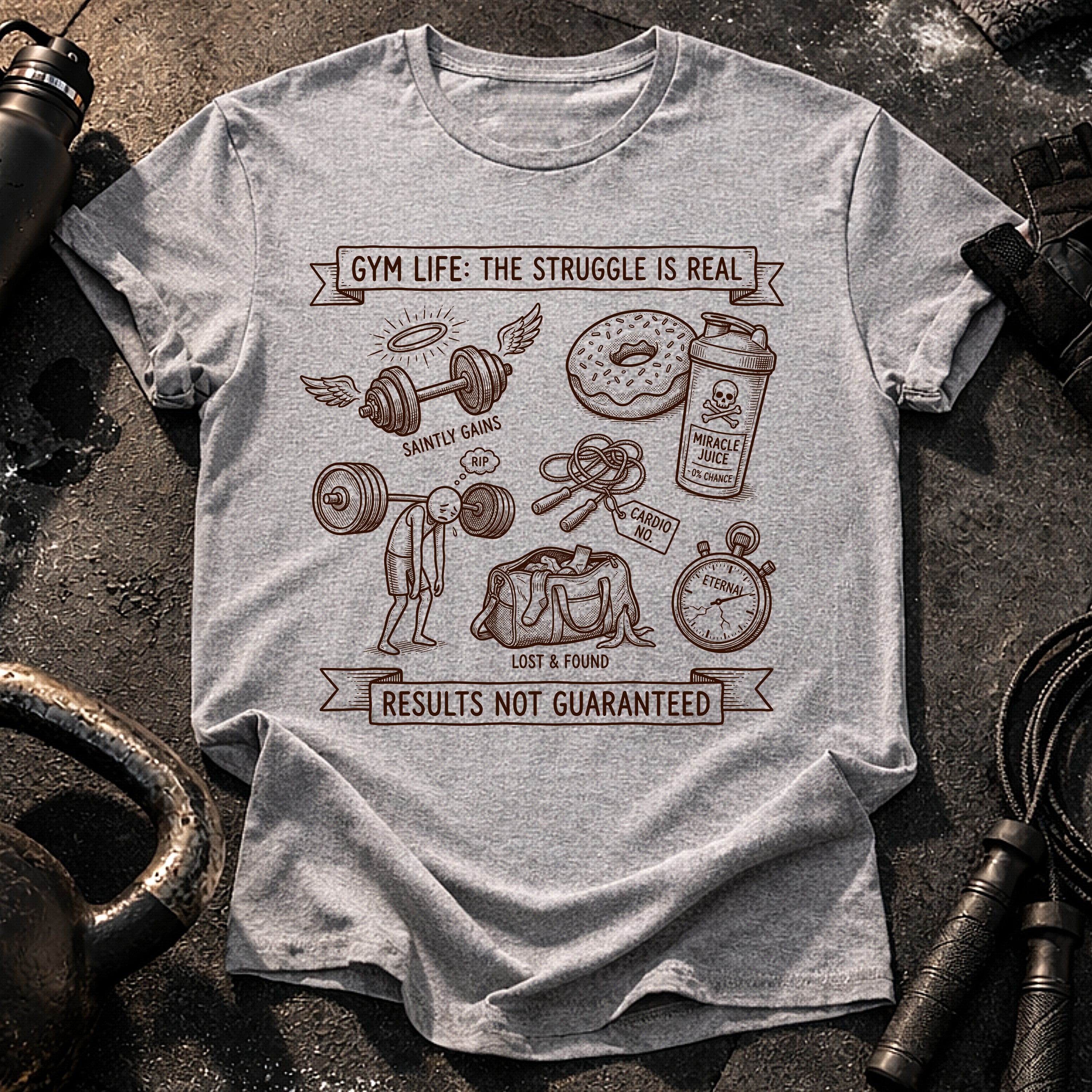 Gym Struggle Is Real T-Shirt