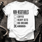 Non Negotiables Checklist T-Shirt