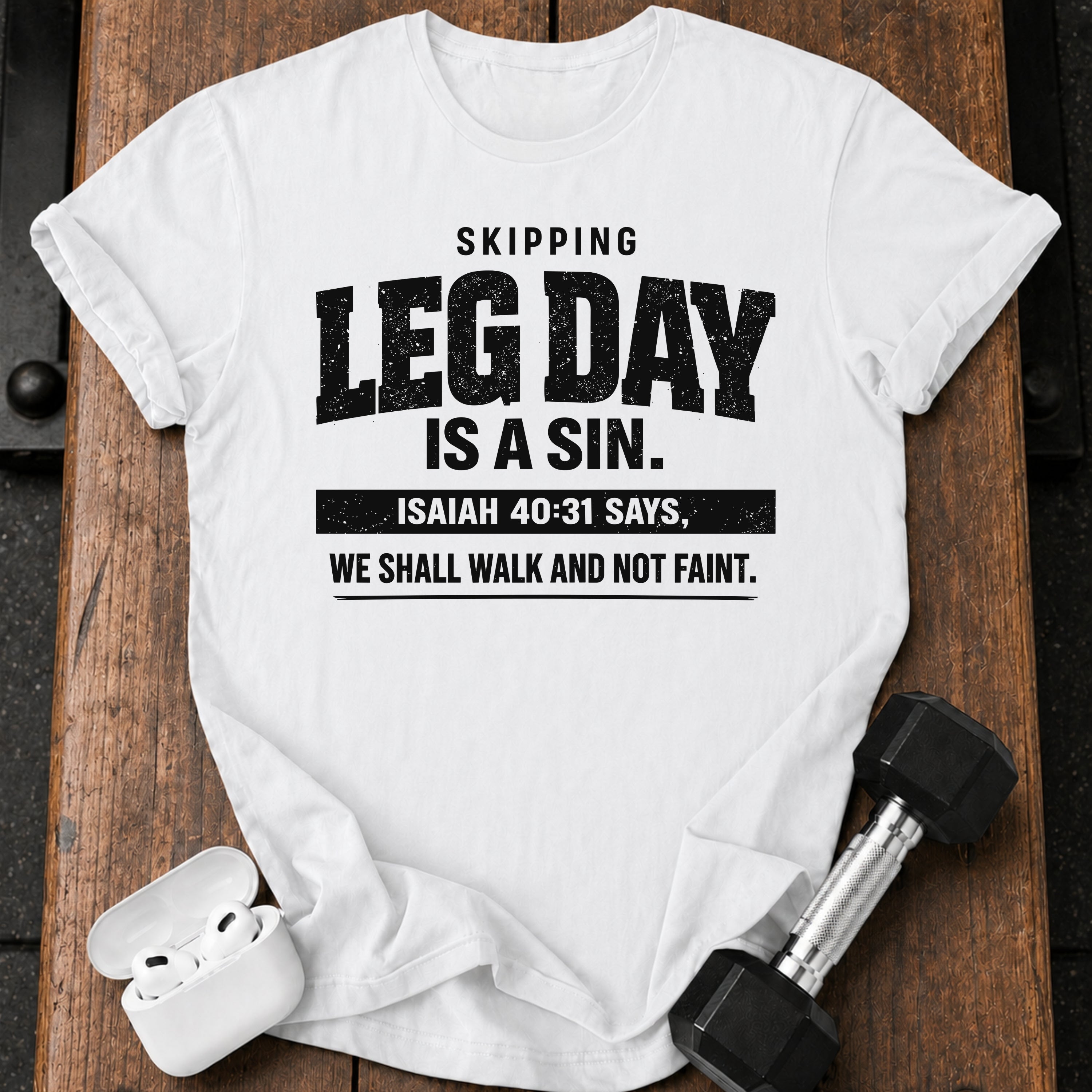 Skipping Leg Day Sin T-Shirt