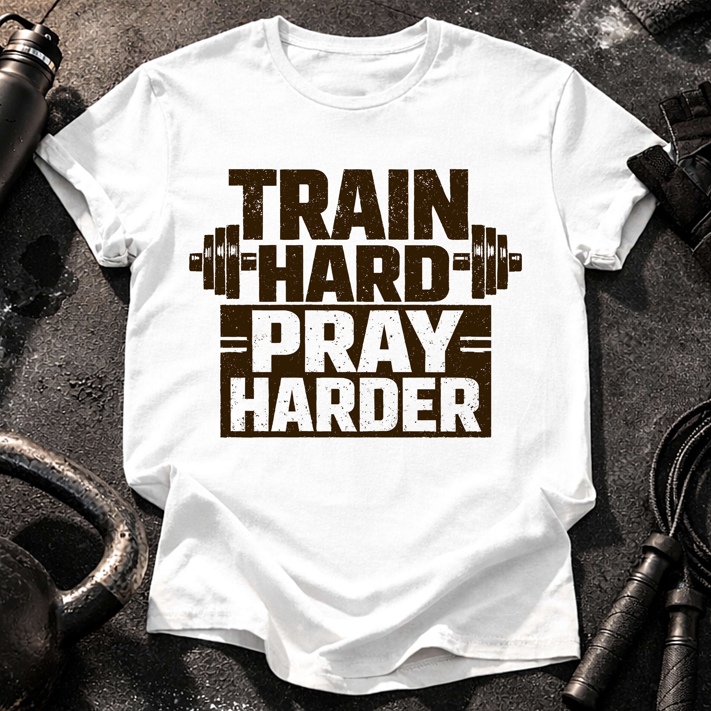 Train Hard Pray Harder T-Shirt