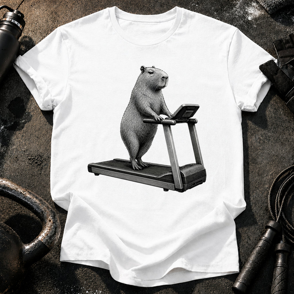 Capybara Treadmill T-Shirt