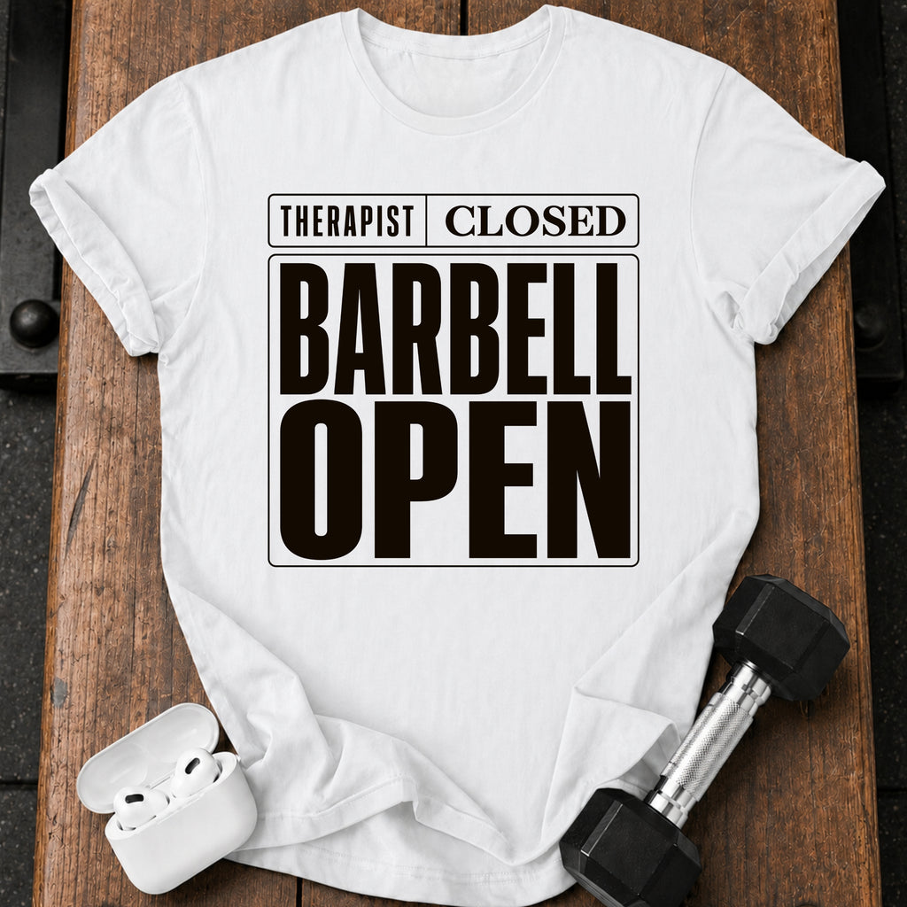 Barbell Open T-Shirt