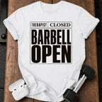 Barbell Open T-Shirt