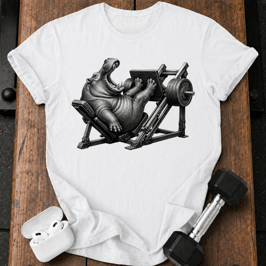 Hippo Leg Press T-Shirt