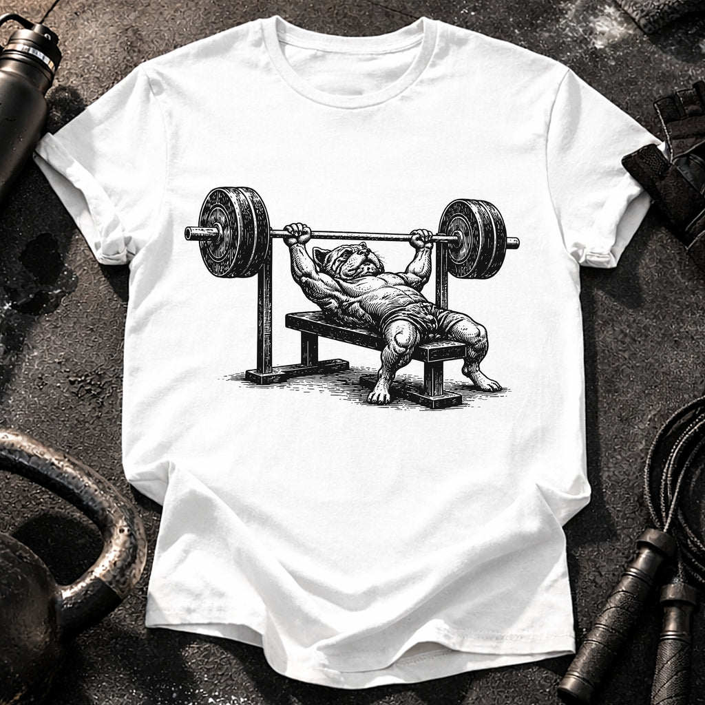 Bulldog Bench Press T-Shirt