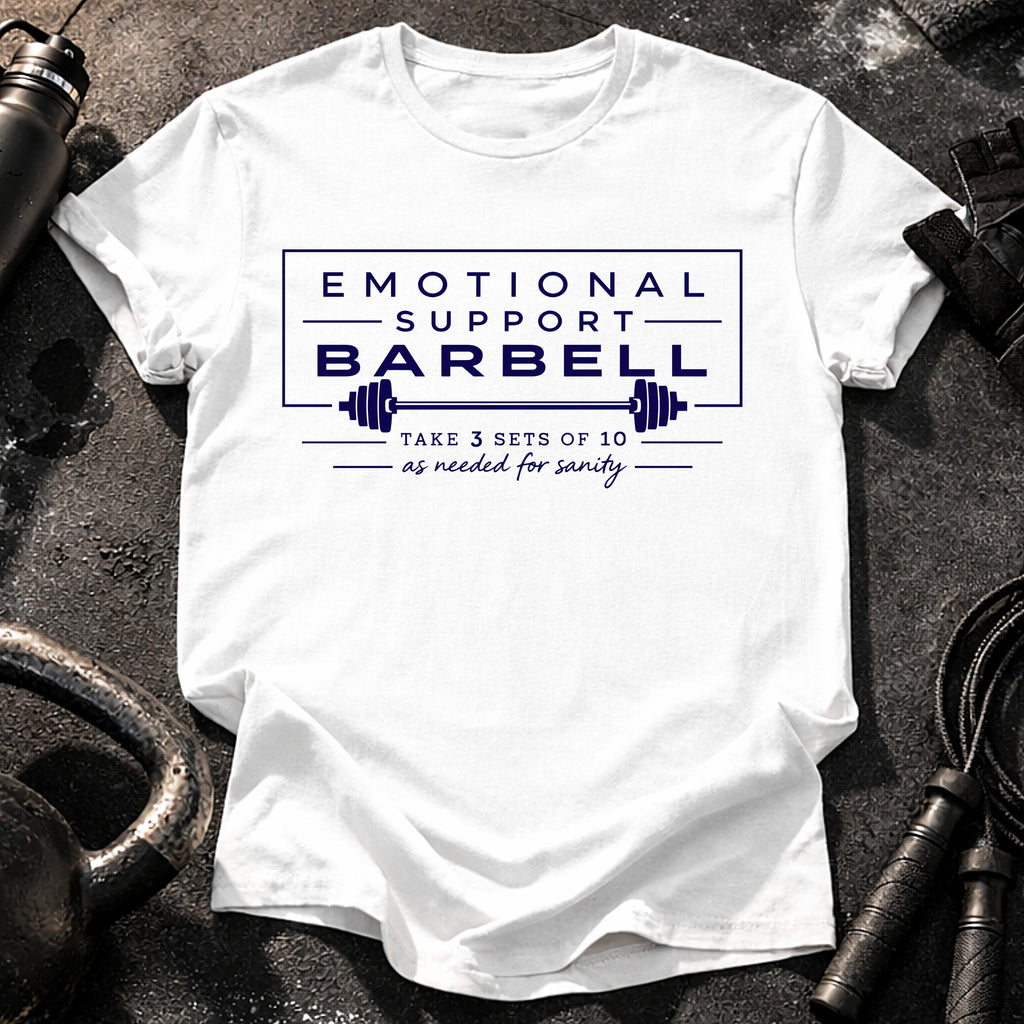 Emotional Support Barbell T-Shirt