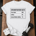 Motivation Facts Gym T-Shirt