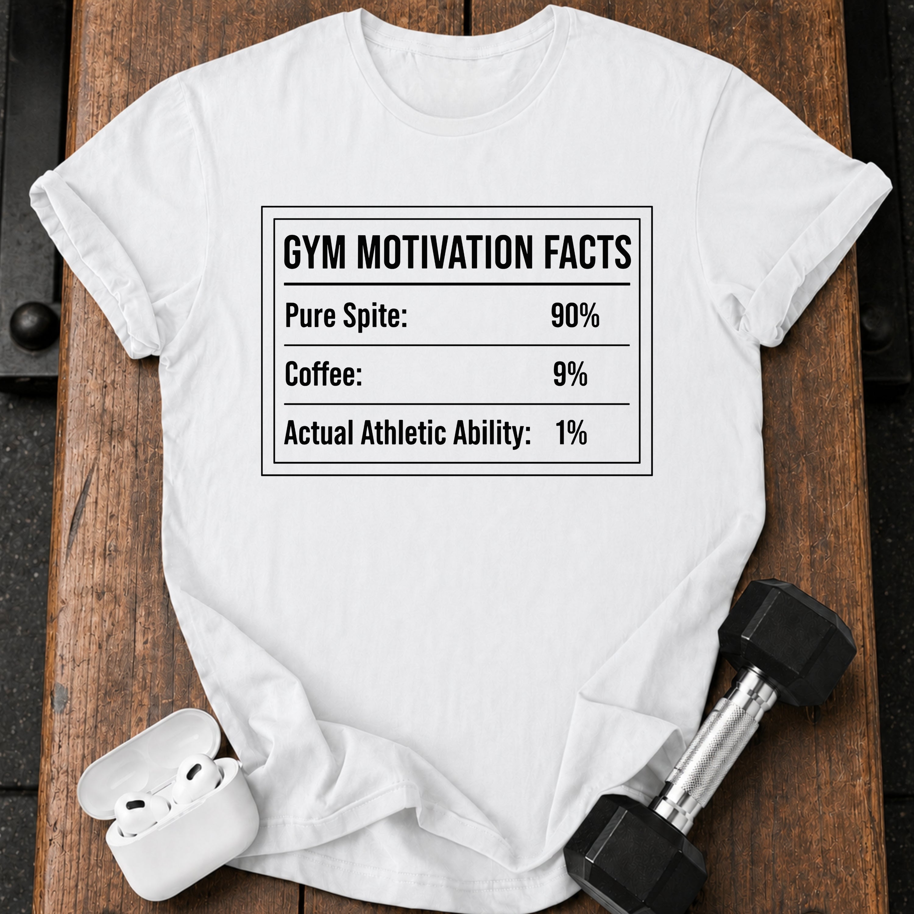 Motivation Facts Gym T-Shirt
