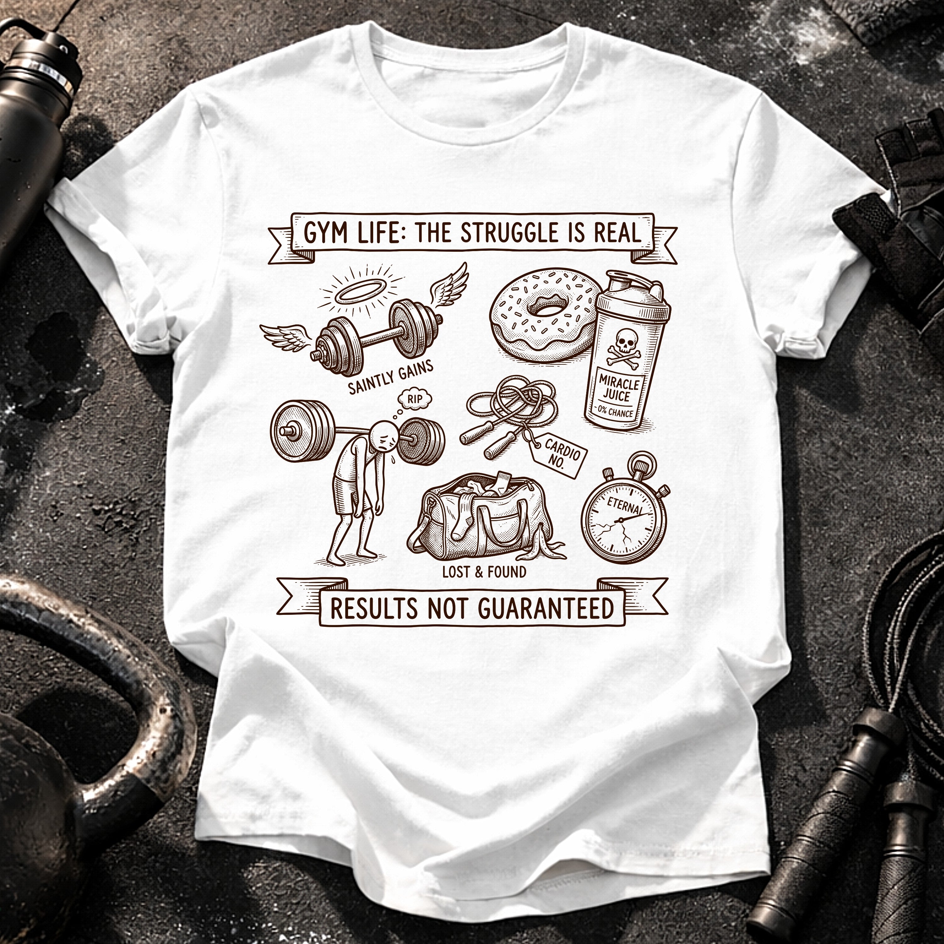 Gym Struggle Is Real T-Shirt