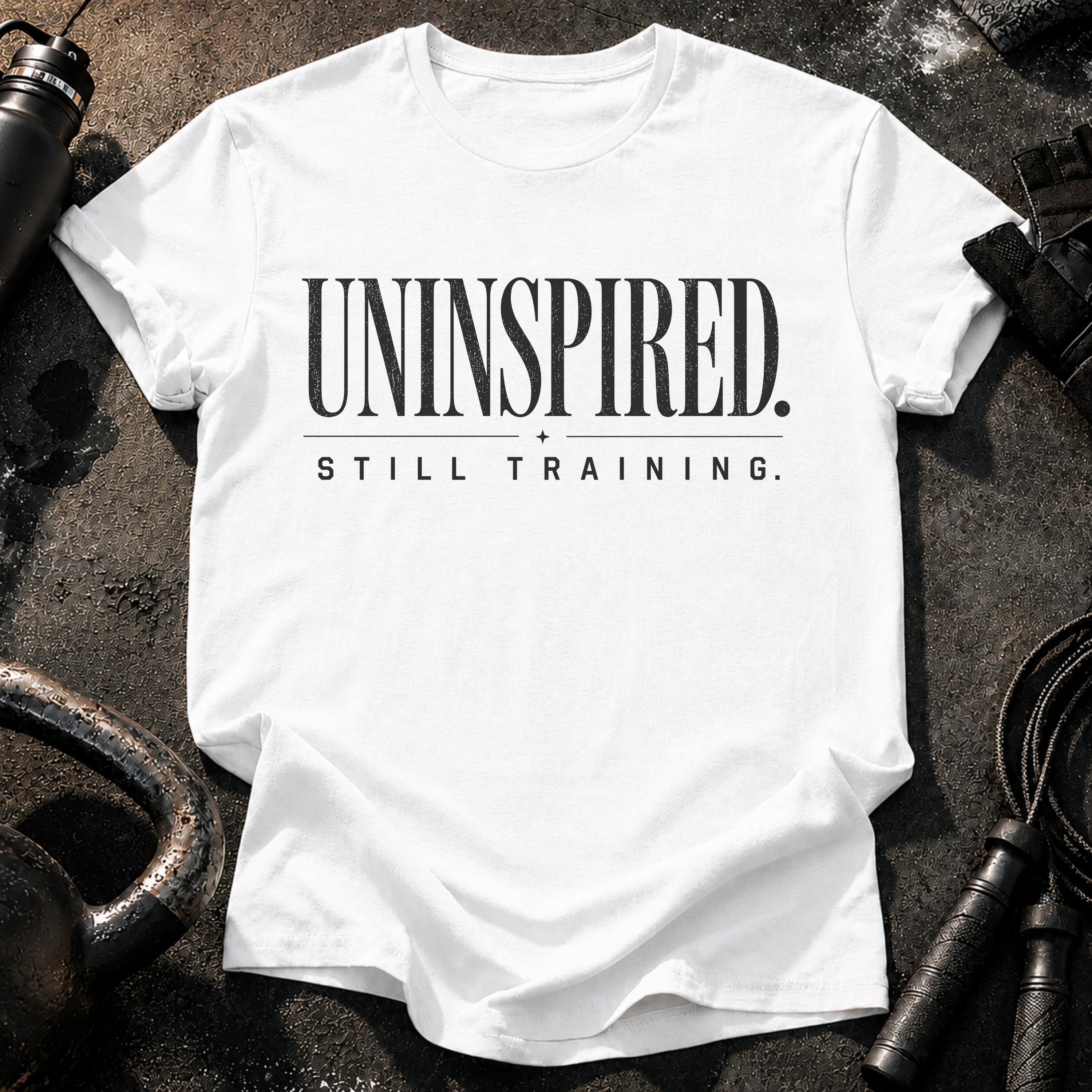 Uninspired Still Training T-Shirt