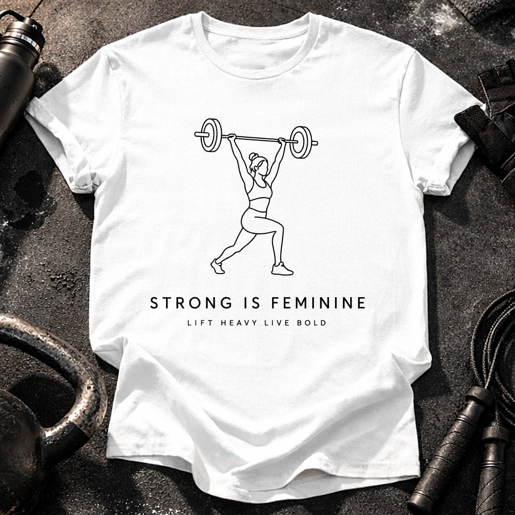 Lift Heavy Feminine Strength T-Shirt