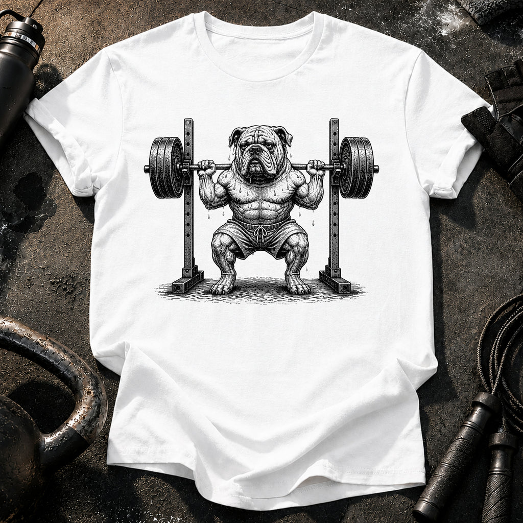 Bulldog Squat Rack T-Shirt
