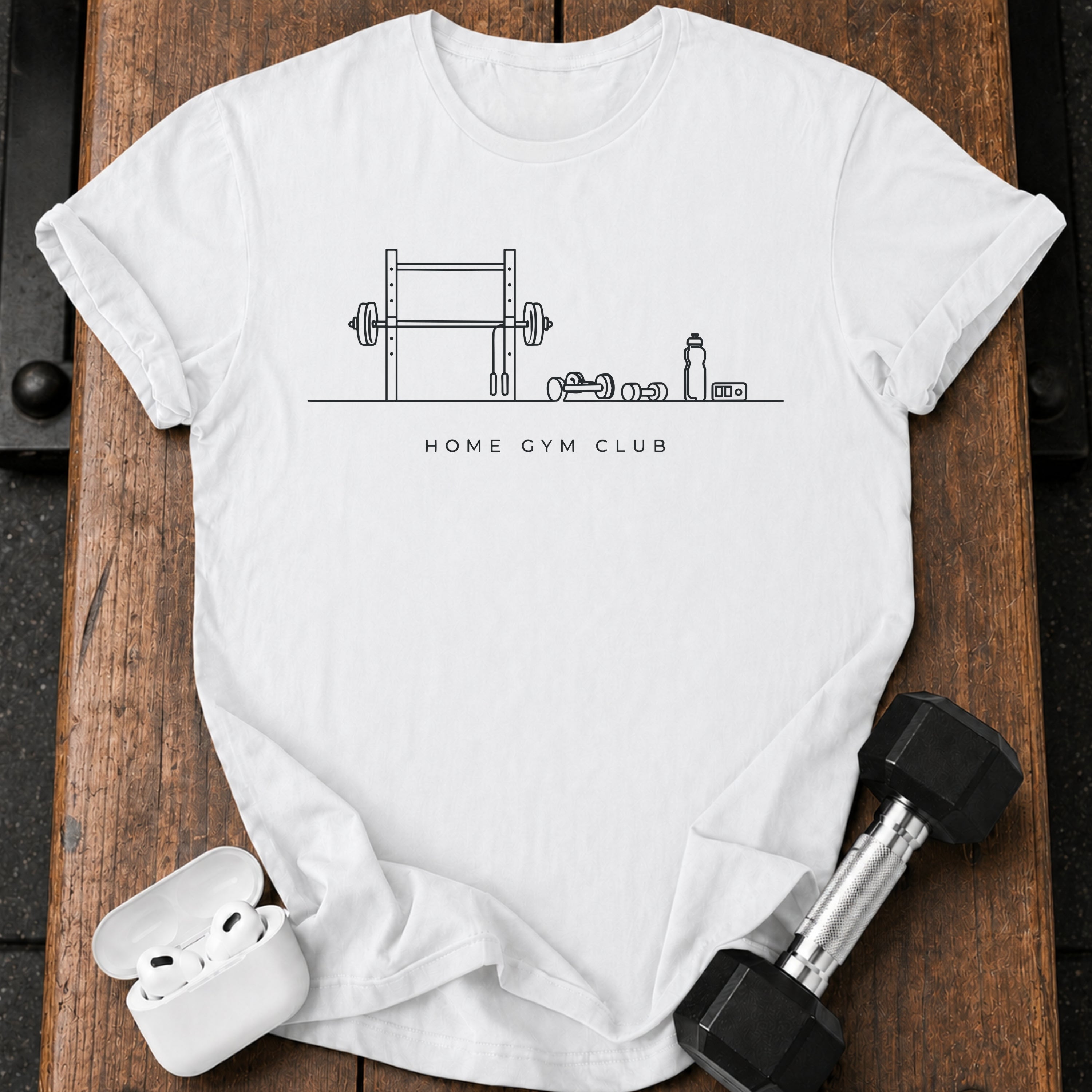 Home Gym Club T-Shirt