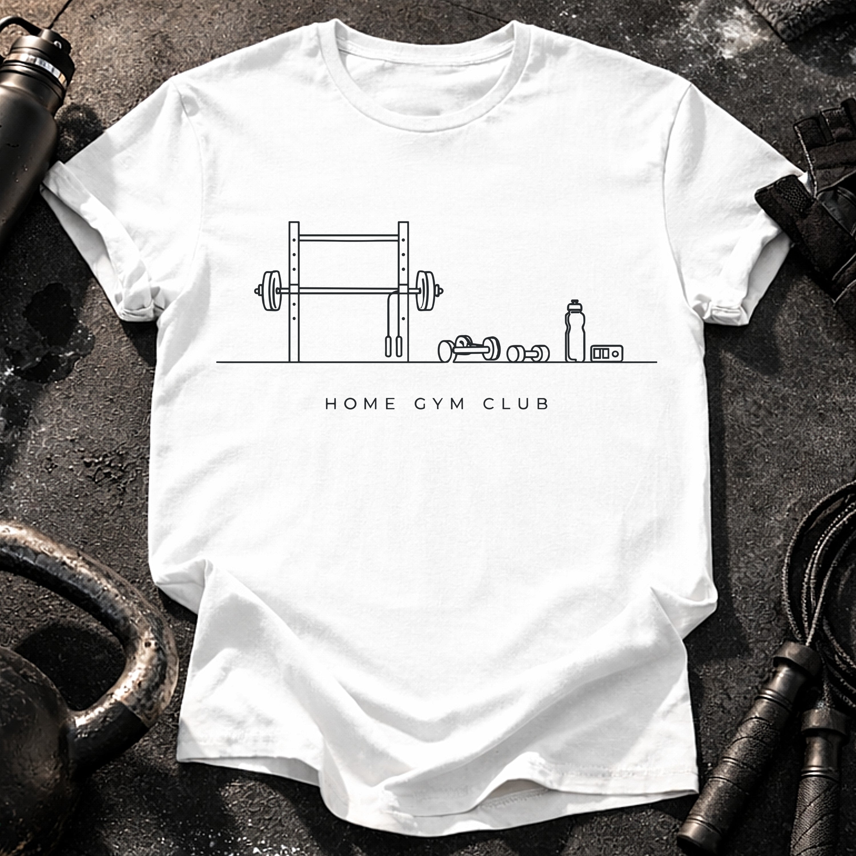 Home Gym Club T-Shirt