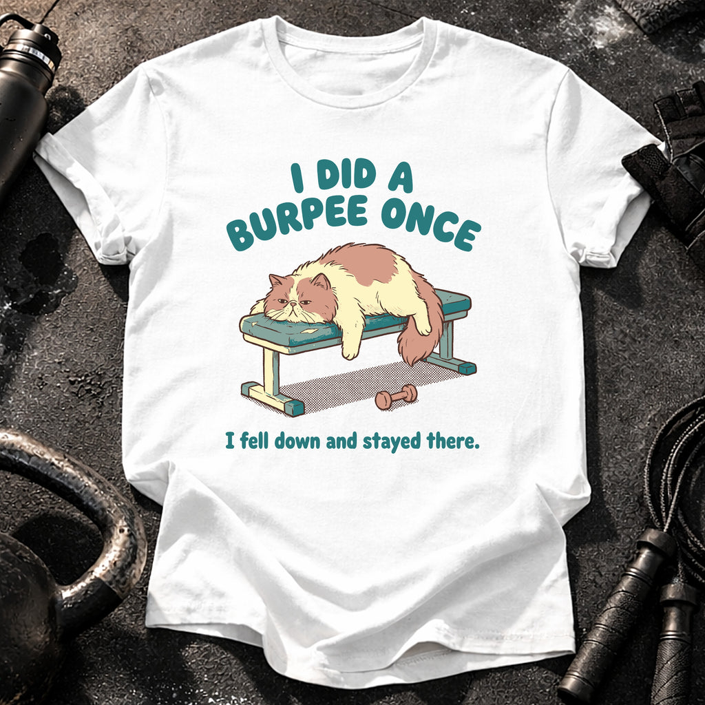 Lazy Burpee Cat T-Shirt