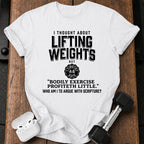 Lifting Weights Not Biblical T-Shirt