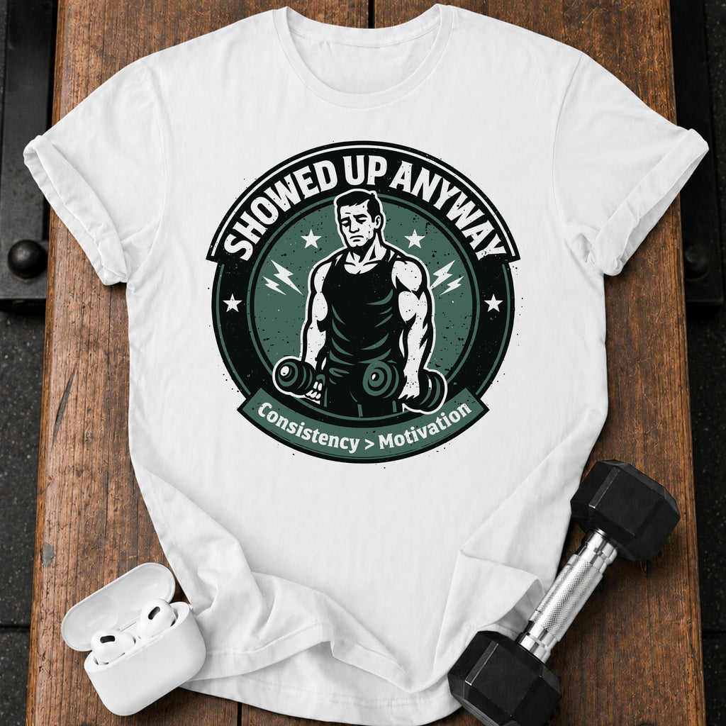 Showed Up Anyway T-Shirt