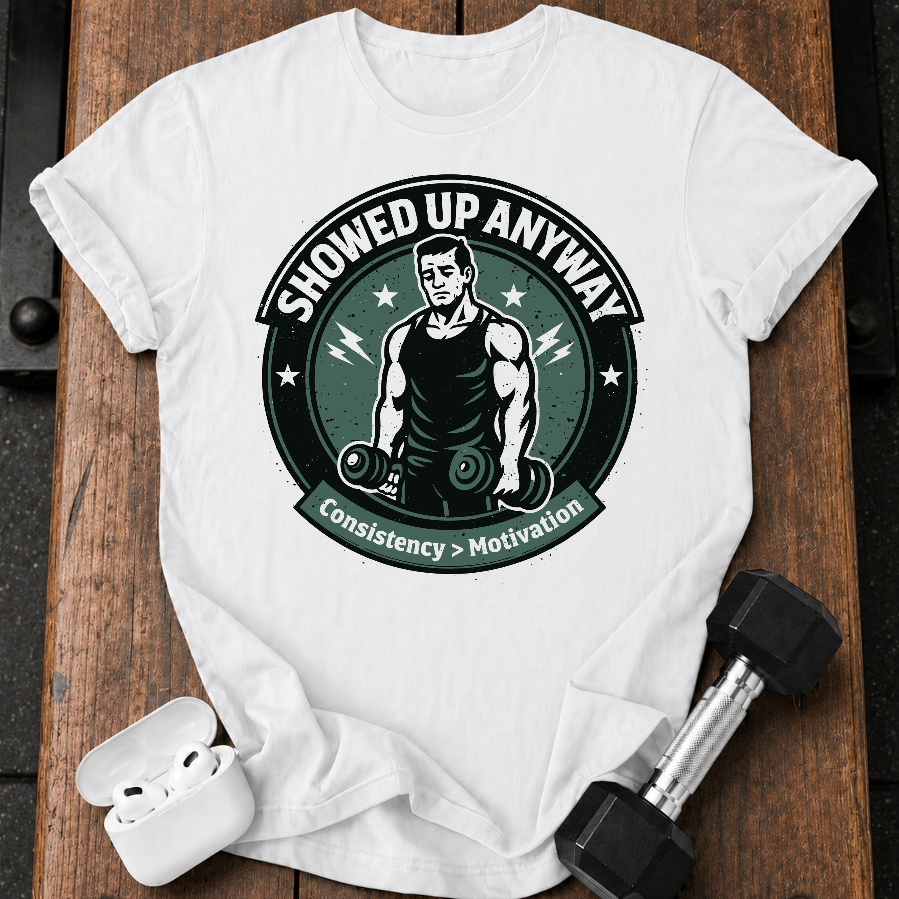 Showed Up Anyway T-Shirt