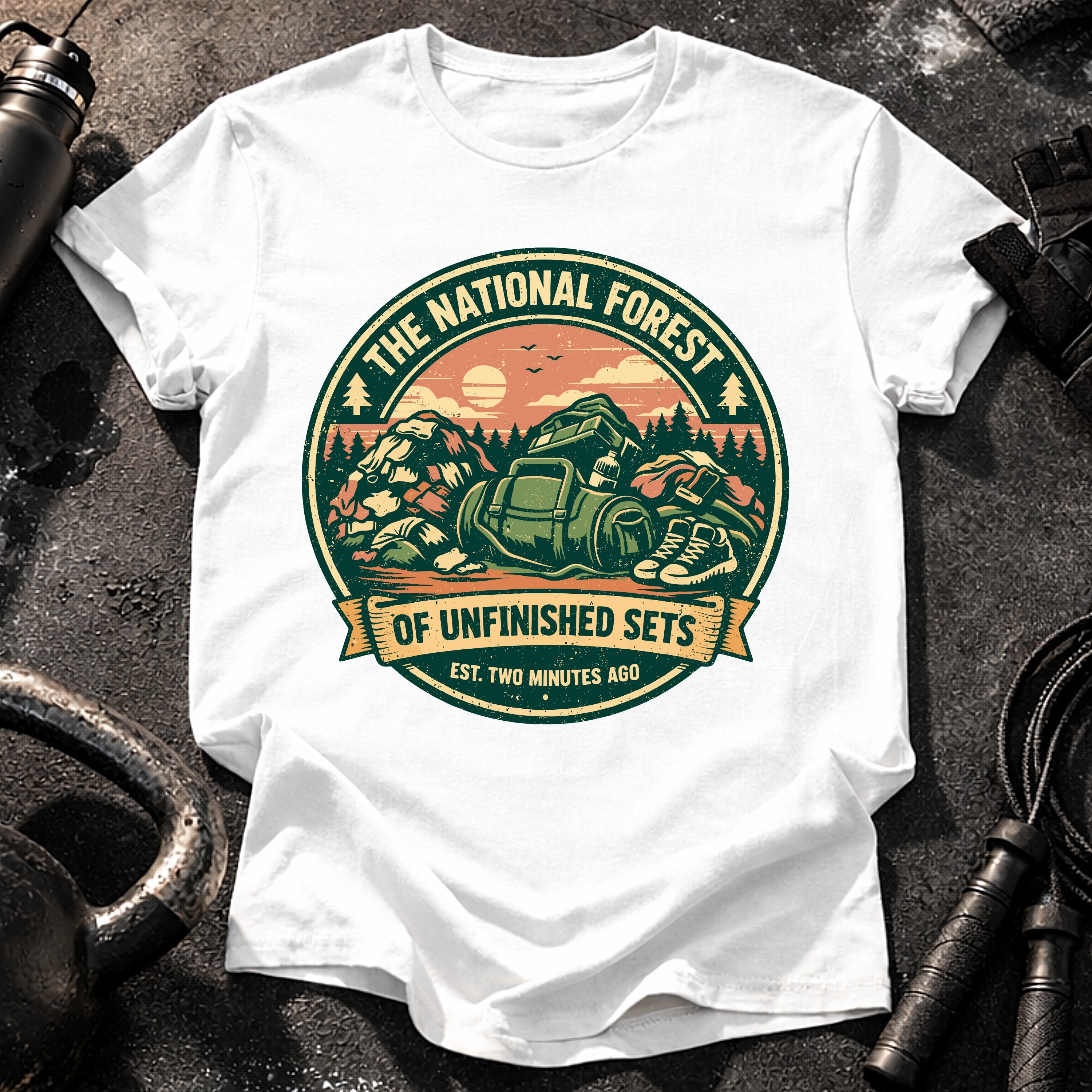 Unfinished Sets Gym T-Shirt