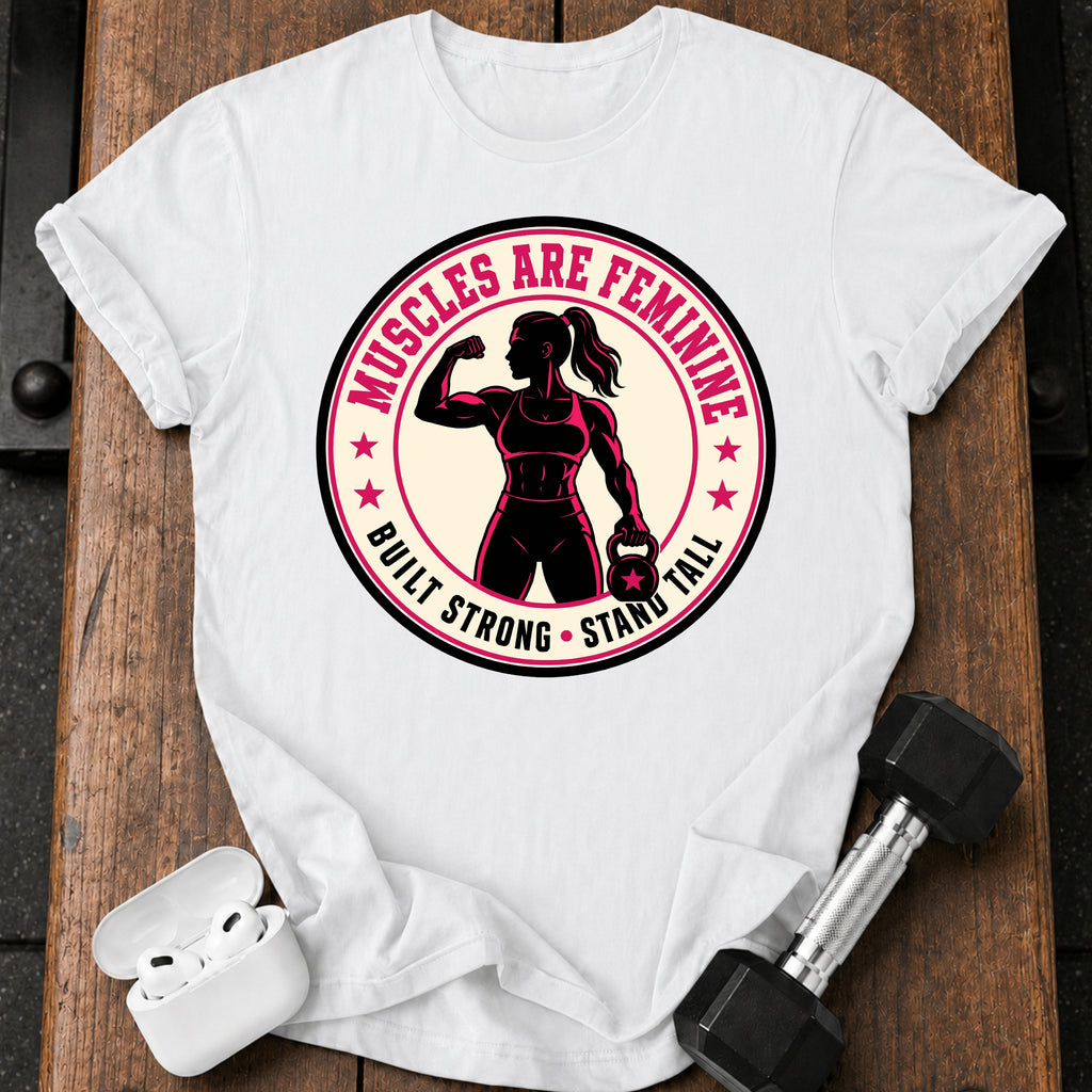 Muscles Are Feminine T-Shirt