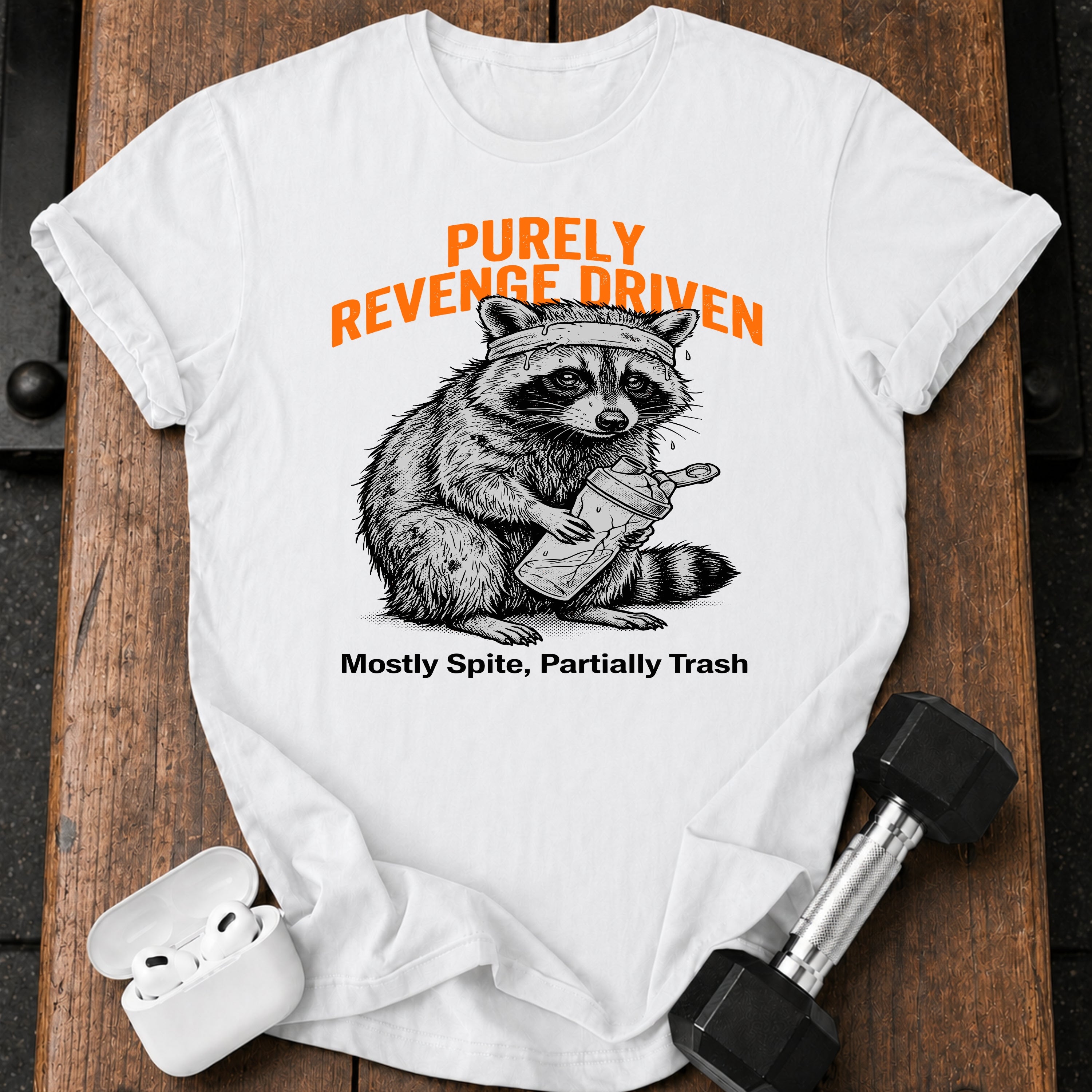 Revenge Driven Raccoon T-Shirt