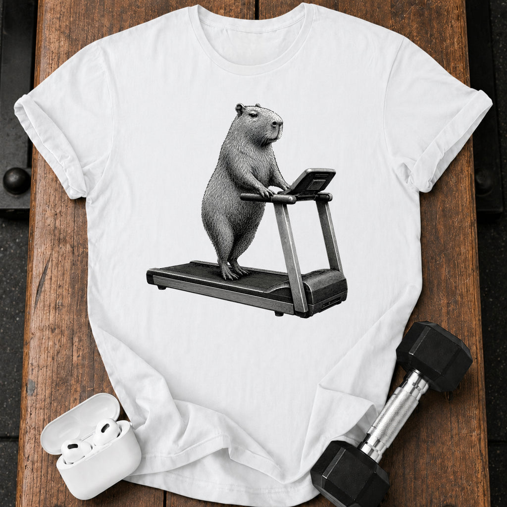 Capybara Treadmill T-Shirt