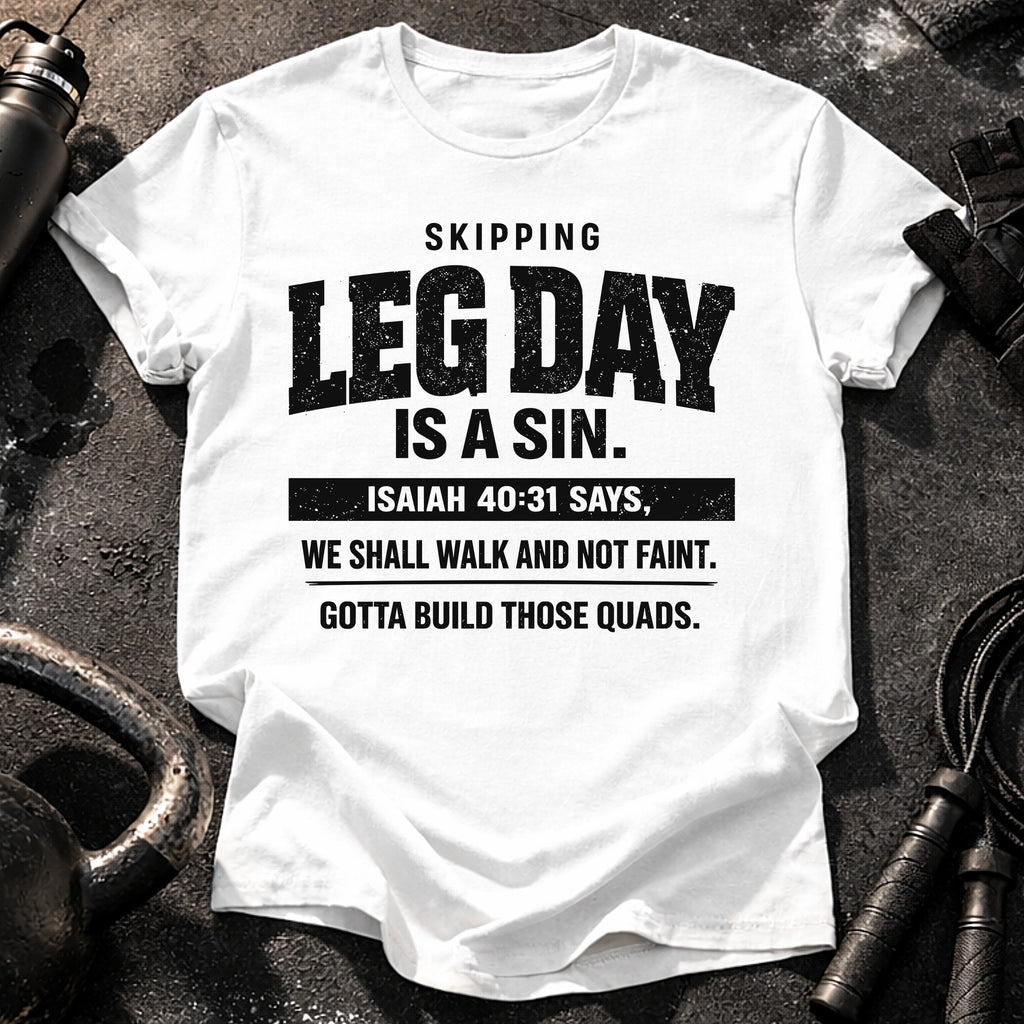 Skipping Leg Day Sin T-Shirt