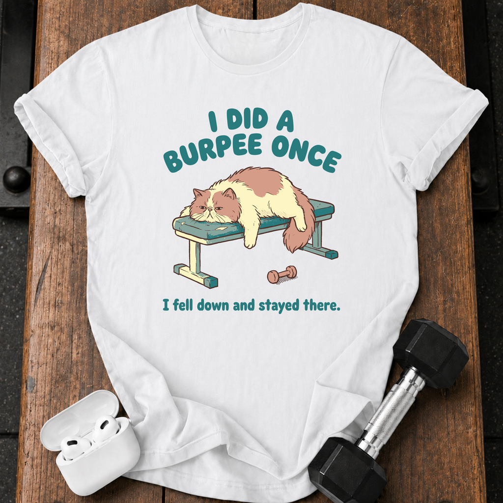 Lazy Burpee Cat T-Shirt