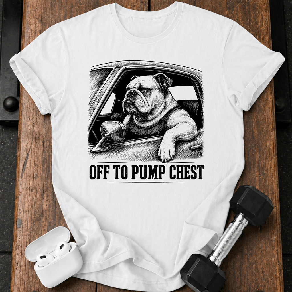 Off To Pump Chest T-Shirt