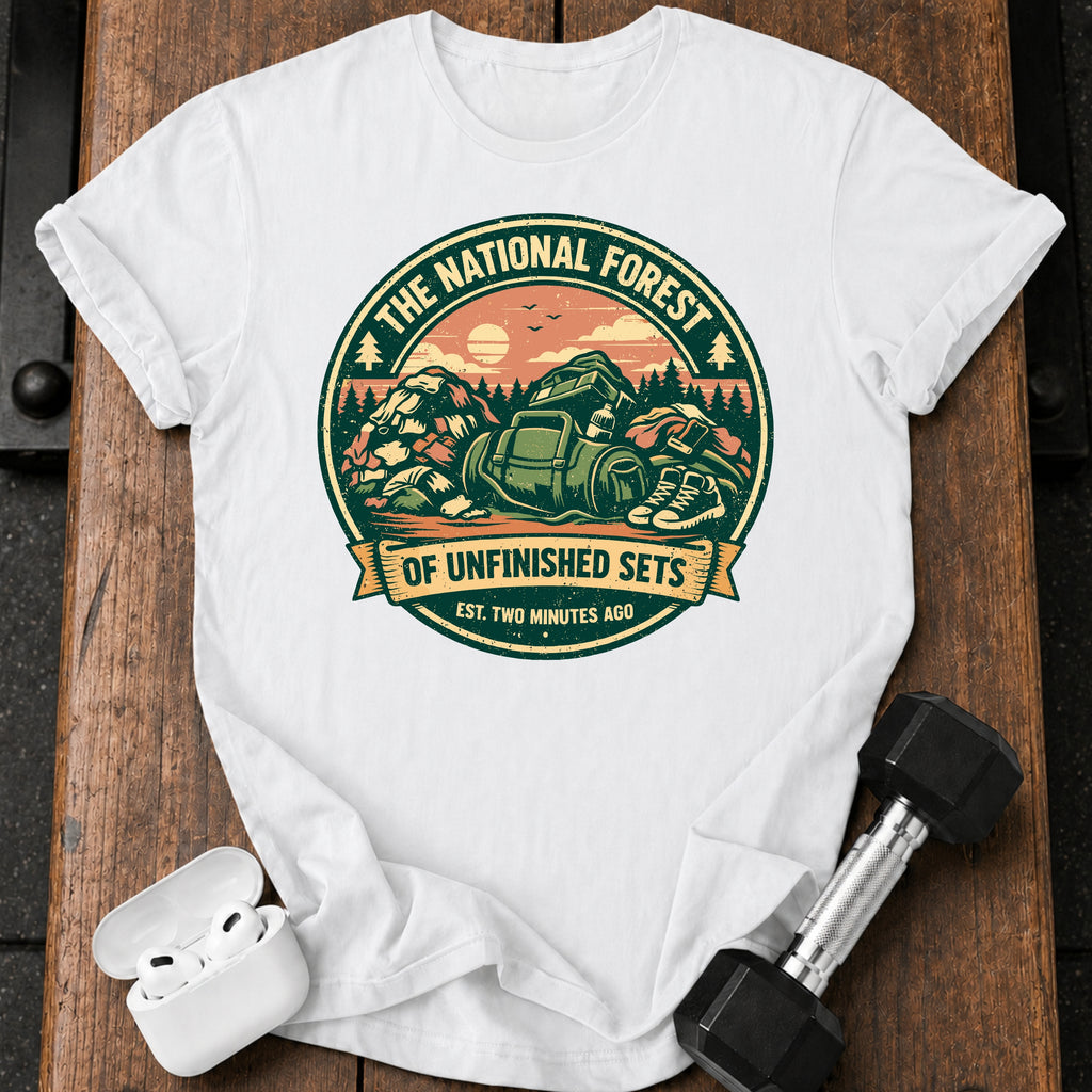 Unfinished Sets Gym T-Shirt