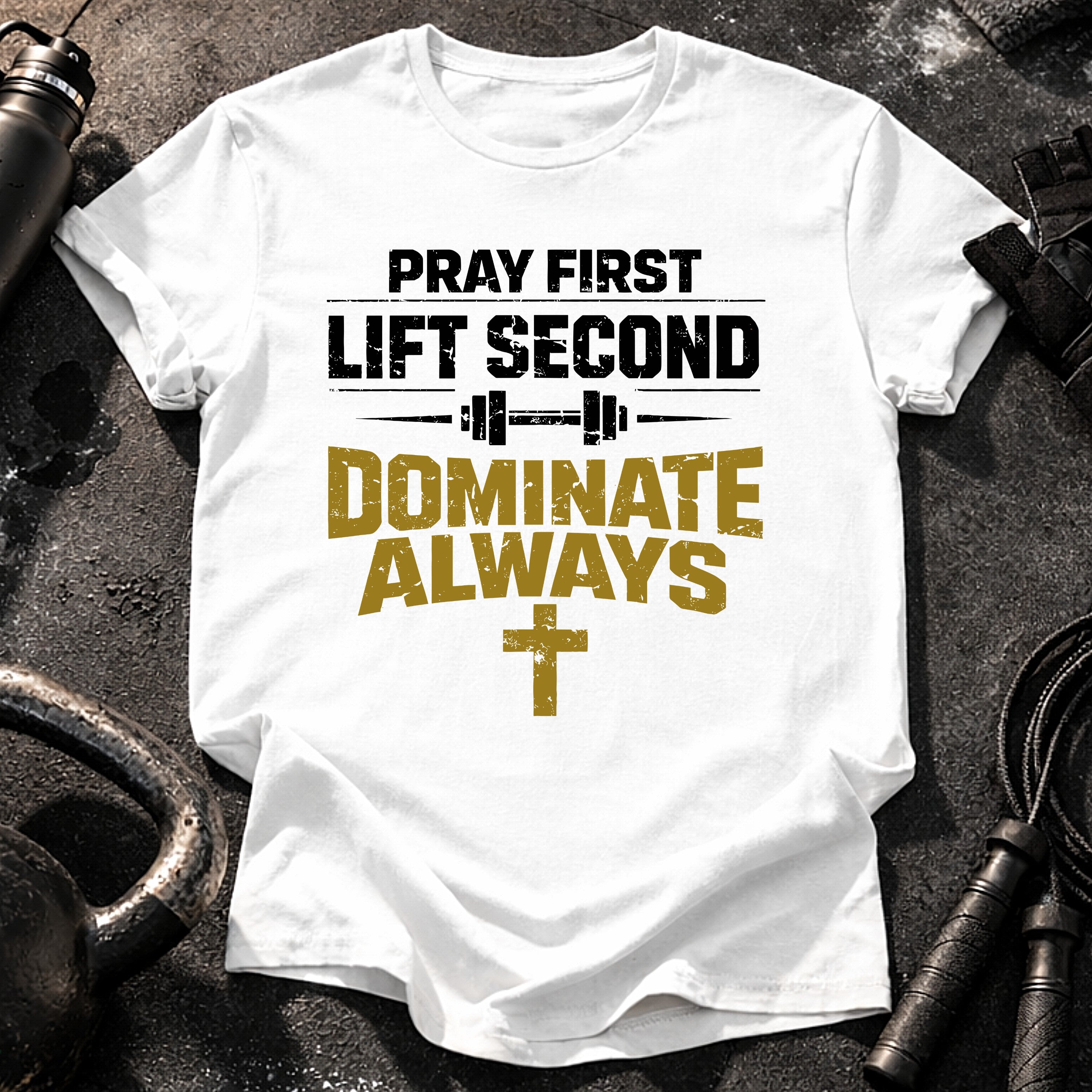 Pray First Lift Second T-Shirt