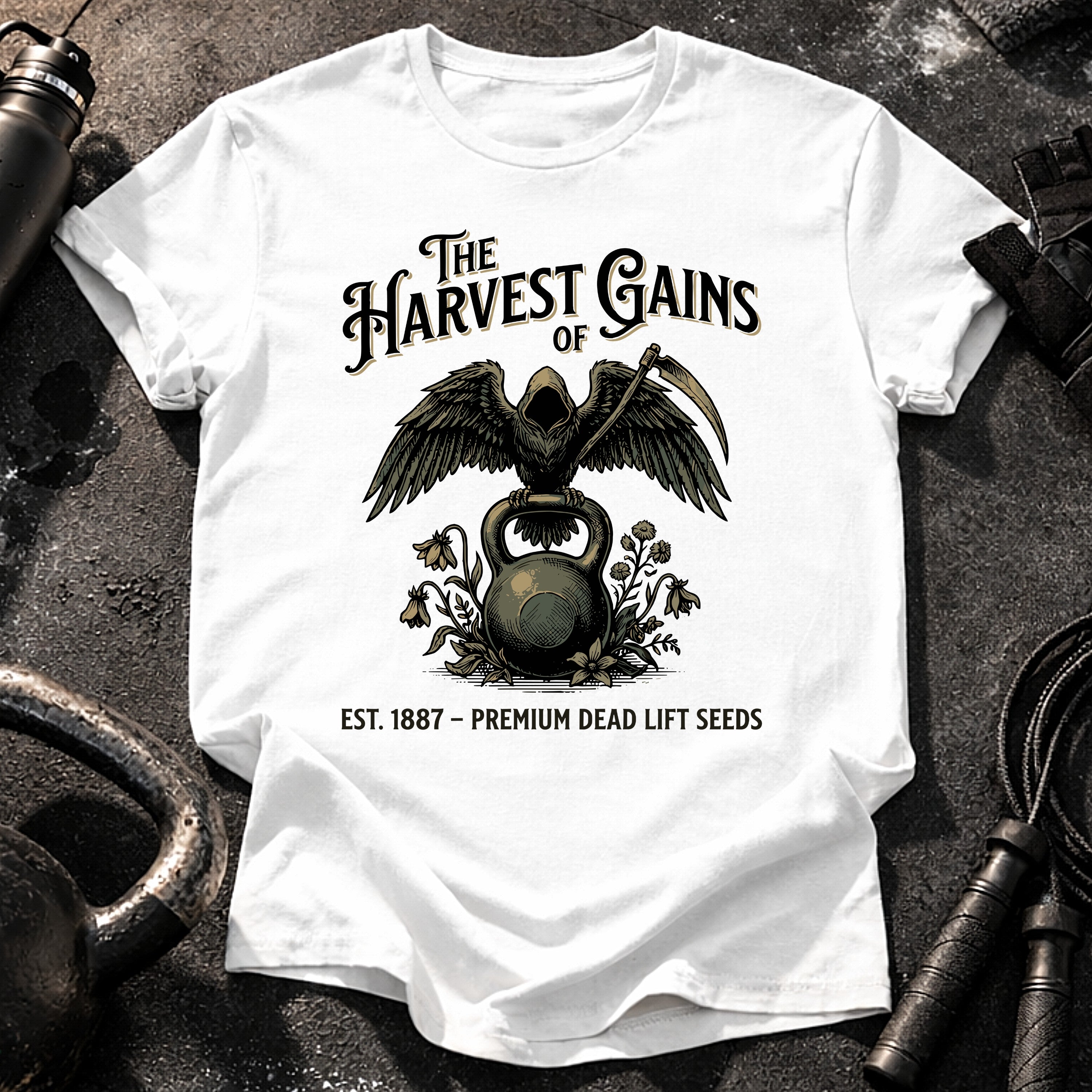 Harvest Gains Gothic T-Shirt