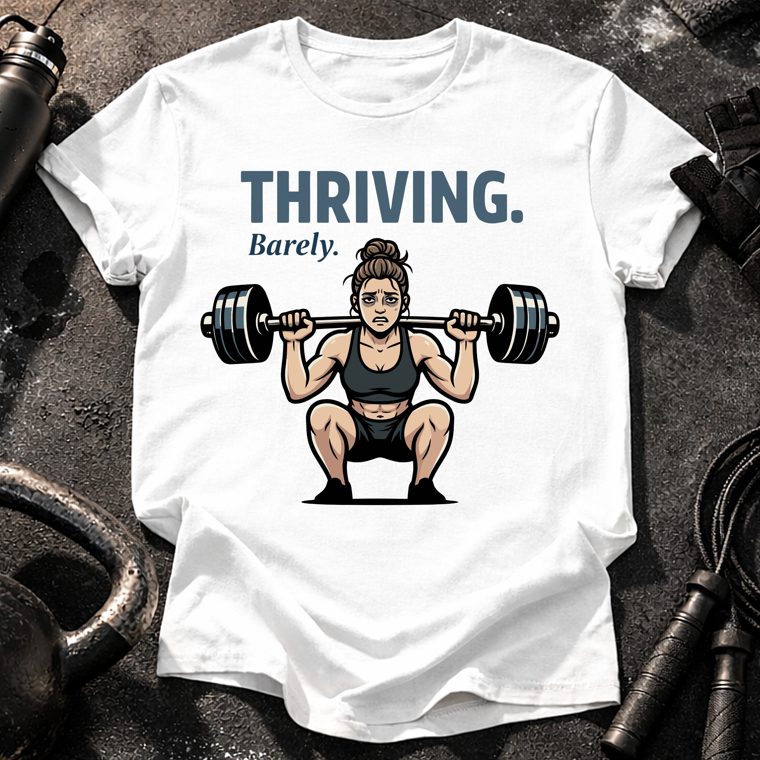 Thriving Barely Gym T-Shirt