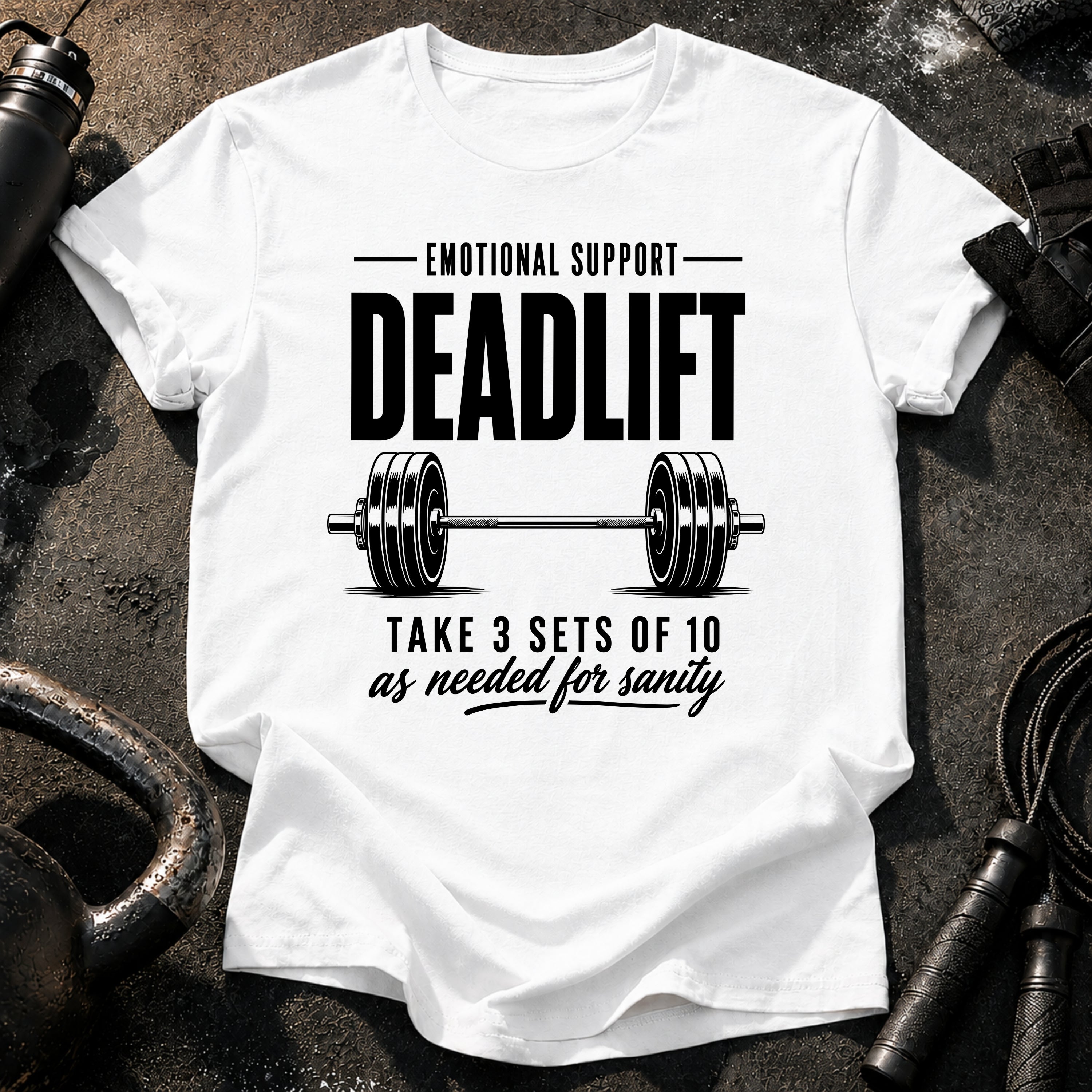 Emotional Support Deadlift T-Shirt