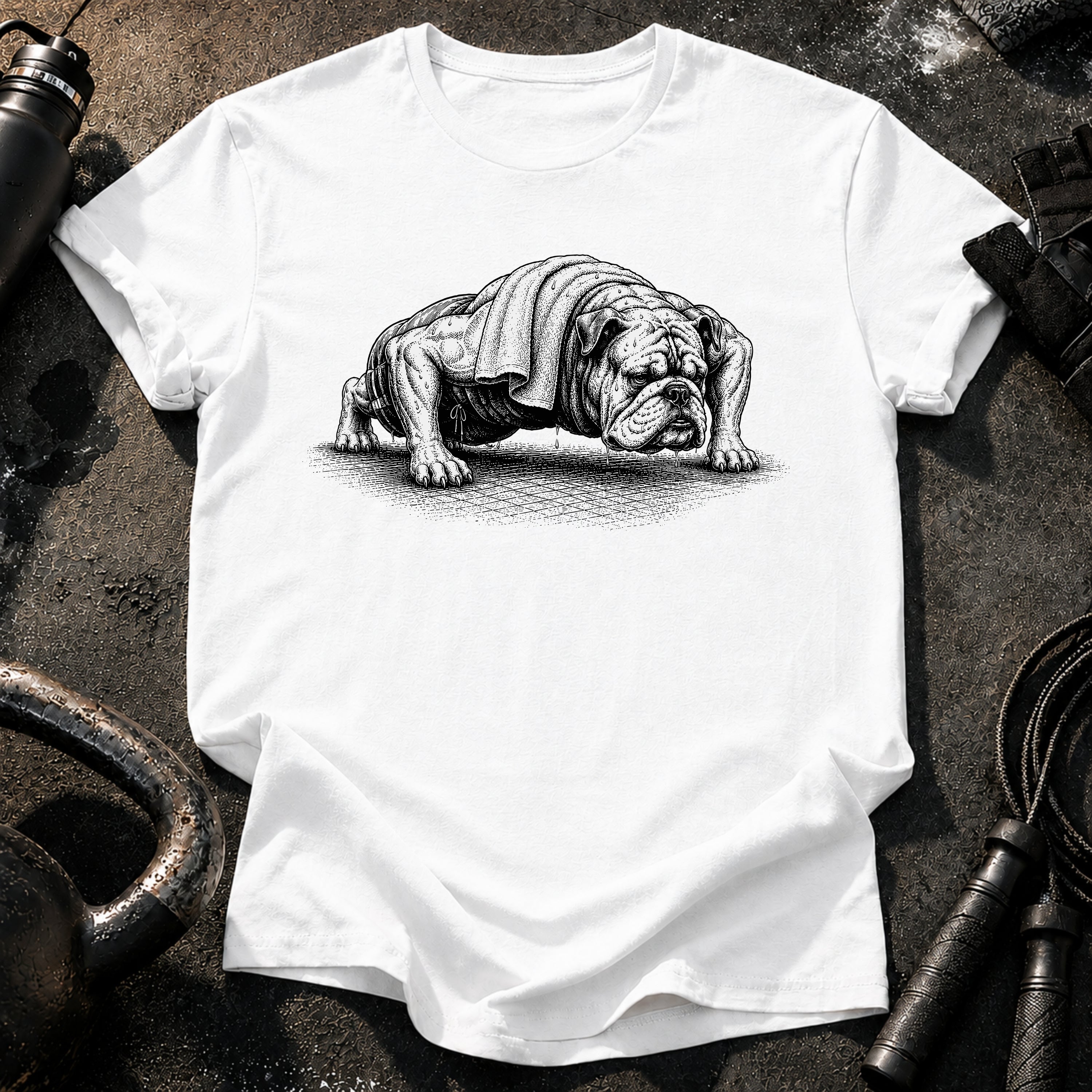 Bulldog Push Up T-Shirt